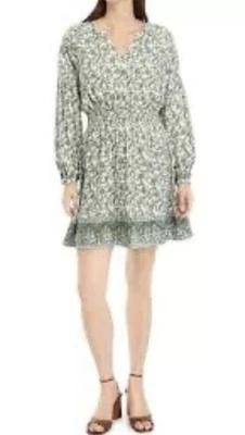 WONDERLY Mini Vestido Para Mujer Cintura Calada Estampado Floral 2X Boho Femenino Cuello VNeeck Foto 1 de 4