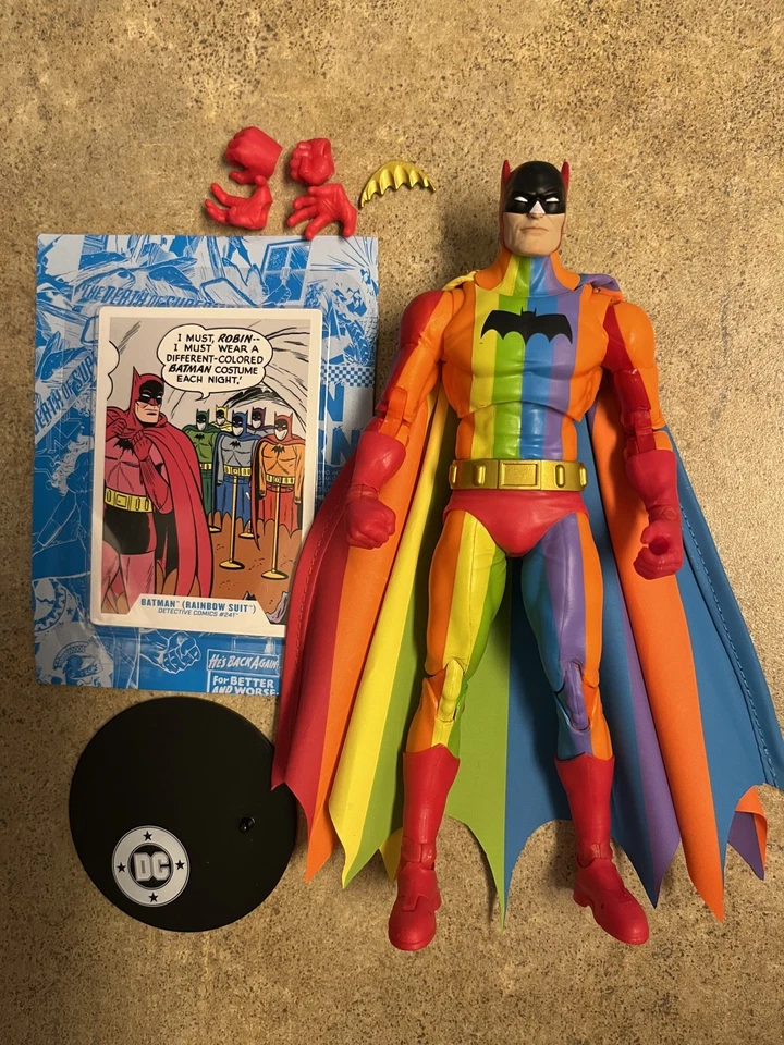 McFarlane DC Multiverse Rainbow Batman Detective Comics 241 Suelto  Foto 1 de 1