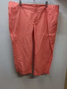 Pantaloni Columbia PFG donna taglia XL corallo Capri pantaloni pesca escursionismo outdoor - Foto 1 di 11