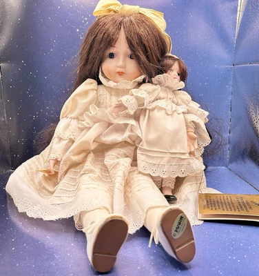 1988 Seymour Mann Collectors Guild Connoisseur Collection Molly w Baby Doll - Image 1 of 4