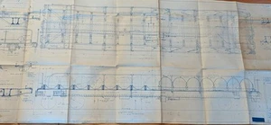 ***VINTAGE 1936 GENERAL AMERICAN RAILROAD TANK CAR BLUEPRINT*** - Picture 1 of 5