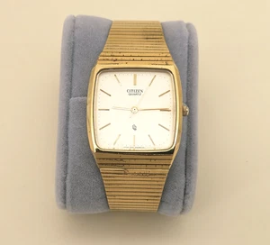 Montre à Quartz Citizen Gold Vintage Japan Montre 80's - Bild 1 von 11