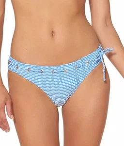Jessica Simpson L89112 Twiggy Stripe Woman's Textured Swim Bottom Size XL - Picture 1 of 2