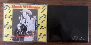 HANK WILLIAMS - 40 Greatest Hits 2 CD set plus "Timeless" Tribute CD - VG/EX - Picture 1 of 4