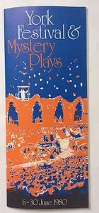York Festival & Mystery Plays Programm 6.-30. Juni 1980 Ticket Stubs für 3 Veranstaltungen - Bild 1 von 3