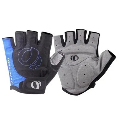 Bicycle Gel Half Finger Gloves, anti-slip, sweat-proof, shockproof for road bike - image 1 of 4