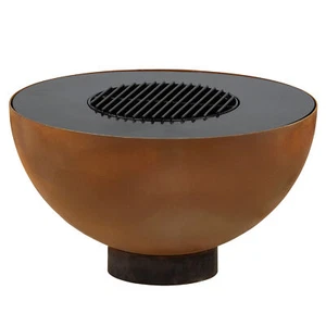 Feuerschale mit Grillrost Feuerstelle Feuerkorb mit Grillring Ø 60 cm BBQ-Toro - Bild 1 von 5