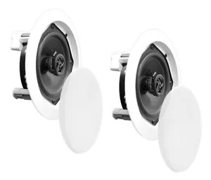 Pyle Home PDIC81RD 8" 250 Watt Max 2-Wege Decken-Lautsprecher (Paar) - Bild 1 von 7