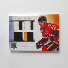 09-10 UD Upper Deck The Cup Foundations  Jarome Iginla  /25  Quad Jerseys  HOF