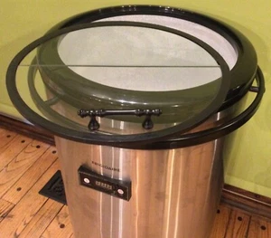 FRIGIDAIRE Stainless Steel/Glass🔌ELECTRIC PARTY REFRIGERATOR🍾BEVERAGE COOLER - Picture 1 of 48