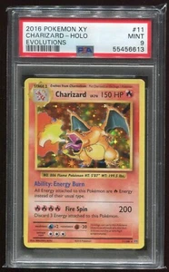 Charizard 11/108 Holo - 2016 Pokemon XY Evolutions - PSA 9 Mint - Picture 1 of 2