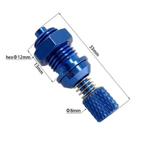 Blue Aluminum Medium Revolving Canopy Mounting Lock BP185B  RC speed boat parts - Picture 1 of 6