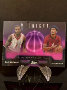 2024 Topps Midnight Cam Whitmore/Jalen Green Constellations 12/12 SSP - Picture 1 of 2