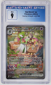 CGC 9 Mint Gardevoir ex 245/198 (2023) Scarlet & Violet Secret Rare Pokemon TCG