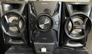 SONY Mini CD/AM/FM Hi-Fi Component System W/13 Pin iPod Dock MHC-EC609ip Tested - Picture 1 of 6