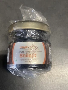 Shilajit Resin Organic Pure 100% Himalayan 30 Gram Jar (60 SERVINGS) + Spoon - Picture 1 of 4