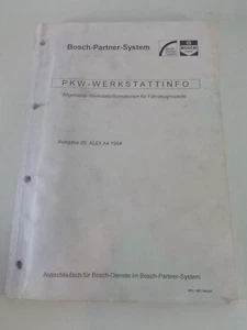 Manual de Taller De Bosch para Audi A4 Stand 05/1995 - Imagen 1 de 1