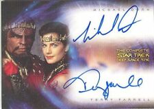 Complete Star Trek Deep Space Nine DA1 Michael Dorn Terry Farrell Dual Autograph