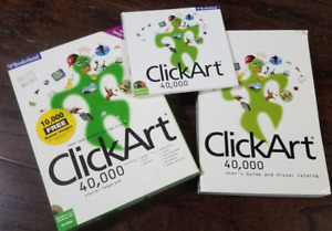Broderbund ClickArt 40,000 Starter Image Pak For PC {WINDOWS 3.1/95}