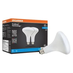 Sylvania LED TruWave Natural Series BR40 Light Bulb, 85W Equivalent Efficient - Picture 1 of 9