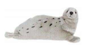 Hansa Plush Grey Harp Seal, 15"