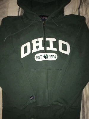 OHIO UNIVERSITY BOBCATS Hoodie Sweatshirt JANSPORT Men’s SMALL Stitched Logo - Image 1 of 4