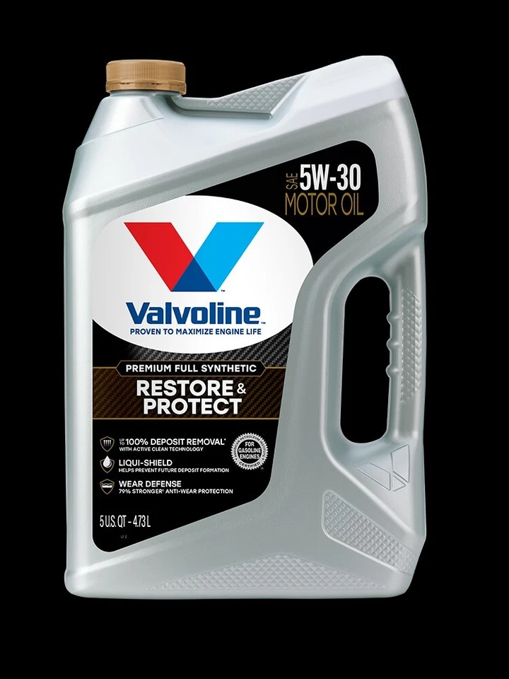5qt Valvoline Restore & Protect Full Synthetic Motor Oil SAE 5W-30 (BOX OF 3) - Image 1 of 1