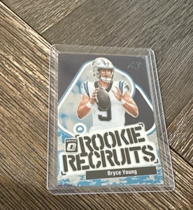 2023 Donruss Optic Bryce Young Rookie Recruits PURPLE STARS FOTL /25 PANTHERS RC - Picture 1 of 2