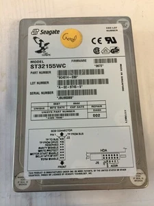 Disco duro Seagate ST32155WC 2,1 GB 3,5" 80 pines SCSI - Imagen 1 de 4