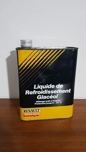 LATTA LATTINA VINTAGE LIQUIDE DE REFROIDISSEMENT GLACE'OL RENAULT 2 LITRI  VUOTA - Imagen 1 de 6