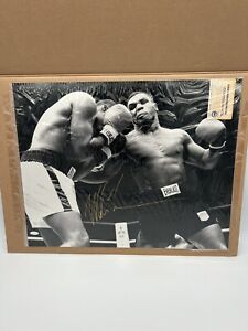 mike tyson autograph Hook To Body Reggie Gross signed Gold Pen With COA Steiner