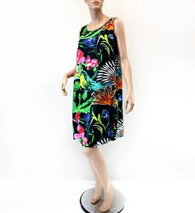 Jams World Jackie SunDress Coral Abyss Hawaiian Sundress X-Large Made in USA - Picture 1 of 11