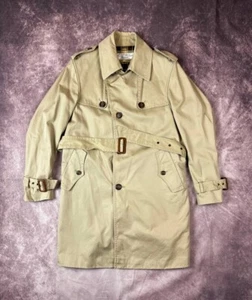 Journal Standard JS Homestead Trench Coat Jacket Mens size 40 / S made in Japan - Picture 1 of 10
