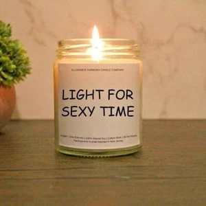 Light For Sexy Time Candle | Gift For Boyfriend | Gifts For Wife | Gift For - Picture 1 of 5
