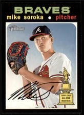 2020 Topps Heritage Base #245 Mike Soroka - Atlanta Braves
