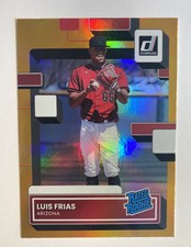 2022 Donruss #63 Luis Frias Rated Rookie Card Holo Orange SP Diamondbacks RC