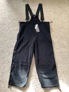 POLARTEC Classic 200 Fleece BIB OVERALL Ski Snow PANT Large Short Regular NEW - Picture 1 of 12
