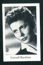 #42 Cornell Borchers 1950 Nordland Film-Lieblinge Film Star Cigarette Card