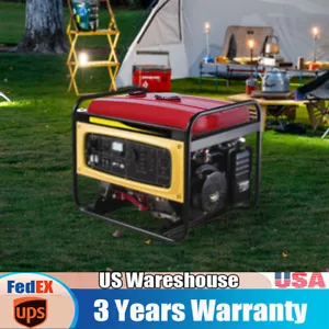 Universal 5 Gallon Generator Fuel Tank Gas Tank Generator Petcock Red 18.9 L - Picture 1 of 9