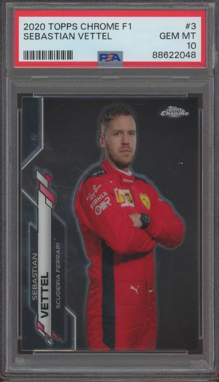 Sebastian Vettel 2020 Topps Chrome Formula 1 #3 Base Price Sebastian Vettel 2020 Topps Chrome Formula 1 #3 Base Price