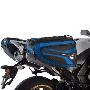 Oxford P50R Motorcycle Panniers Motorbike Luggage Saddlebags 50 Litre Blue - Picture 1 of 2