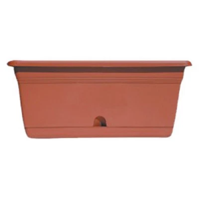 vaso Melissa ics balconetta fioriera rettangolare con riservai cm 50x20x18  - Immagine 1 di 2