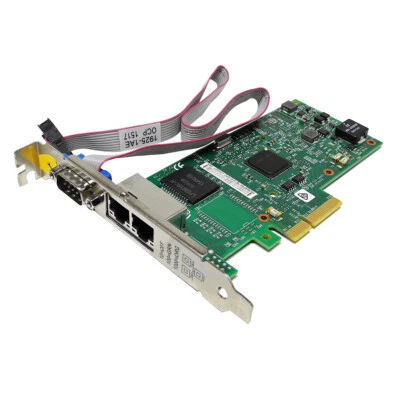 Intel I350-T2 Dual-Port Gigabit Ethernet + RS-232 Port PCIe x4 Server Adapter - Bild 1 von 3