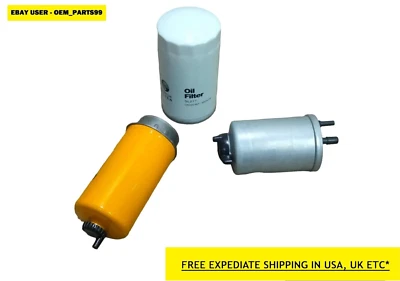 JCB Oil Filter 320/04133, Fuel Filter 320/07155, Fuel Filter 32/925994 (Set Of3) - Image 1 of 4