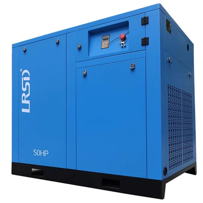 Compresor de aire de tornillo rotativo industrial 220V 50HP/37KW 3PH 230CFM 125 PSI 8 bar Foto 1 de 4