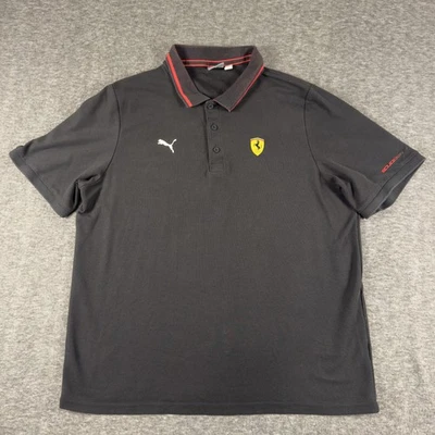 Polo Puma Scuderia Ferrari para mujer XL negro rojo ribete logotipo de caballo rampante F1 Foto 1 de 4