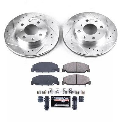 Kit de frenos de disco PowerStop K699 para 90-00 Honda Civic Civic del Sol CRX Foto 1 de 4