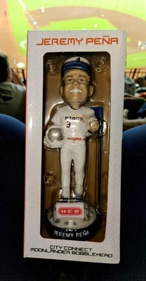 JEREMY PENA 🎄2025 Houston Astros City Connect "Moon Lander" Bobblehead SGA 5/31 - Image 1 of 4