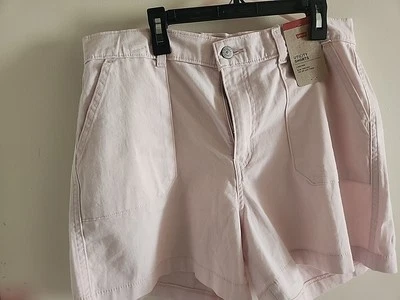 Pantalones cortos utilitarios Levi’s para mujer rosa claro TALLA 32 NUEVOS CON ETIQUETAS  Foto 1 de 3