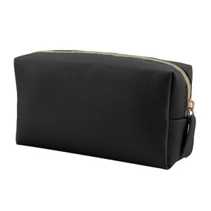 Leather Makeup Bag for Purse Travel, Portable Small Cosmetic Organizer for Wo... - Picture 1 of 7